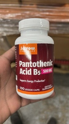 Jarrow Formulas Pantothenic Acid B5 500 mg   100 Veggie Capsules (1)