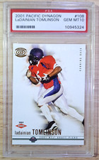 LaDanian Tomlinson (PSA 10, RC) 💥 2001 Pacific - Dynagon - NFL Draft - Chargers