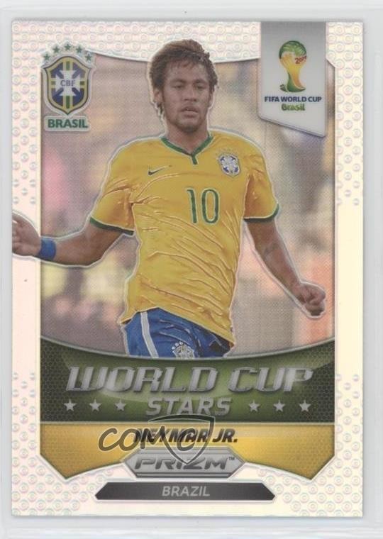 2014 Panini Prizm World Cup Stars Silver Prizm Neymar Jr #7 02yo