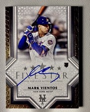 2023 Topps Five Star Mark Vientos Rookie Auto On Card Mets. rookie card picture