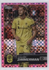 2023 Topps Chrome MLS Pink X-Fractor Walker Zimmerman #53 17mj