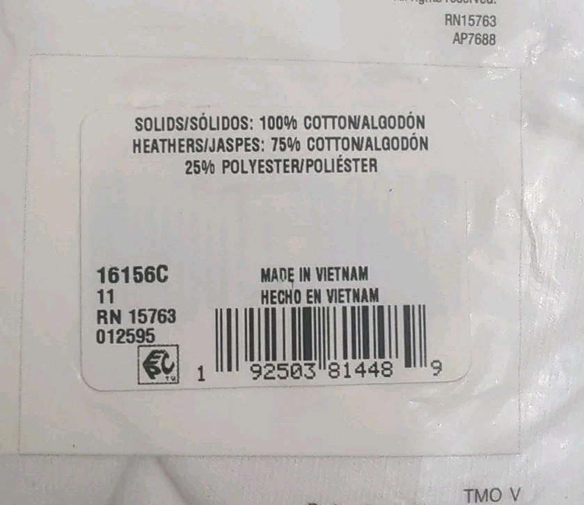 Hanes 6 Tagless High Waisted Briefs Underwear Womens 11/3x Blue Purple Cotton - Image 4 of 4