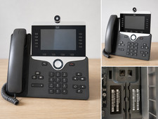 Used Cisco CP-8845-K9 5 Line IP Video Phone - Charcoal