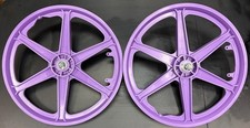 6 Spoke 20in Bicycle/Bmx Mag Wheel Purple