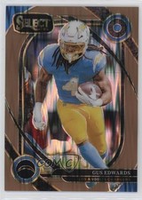 2024 Panini Select Club Level Copper Shock Prizm 220/299 Gus Edwards #258 qf4