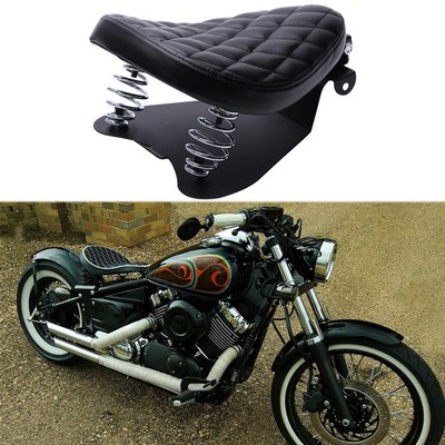 Bobber Motorrad Leder Solo Sitz Grundplatte Für Yamaha V Star XVS 650 1100 1300