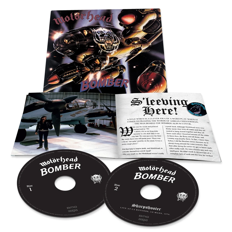 Motörhead Bomber (CD) Deluxe Album Digisleeve Foto 2 de 2