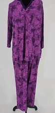 Soma Pajama Set Purple Top and Pants Set Sz M
