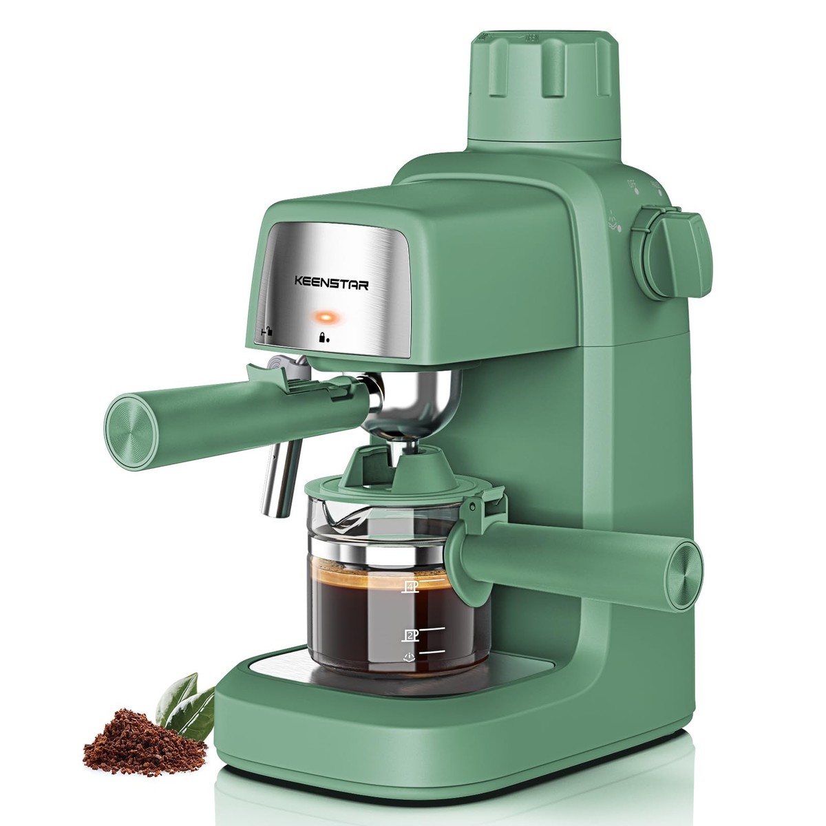 KEENSTAR 3.5Bar Espresso Machine with Milk Frother, 800W Medium