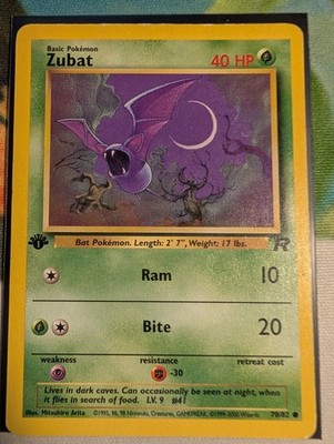 MP 1st Edition Zubat - Team Rocket (TR)
