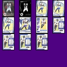 Lamar Jackson Lot 11 Football Cards Baltimore Ravens Louisville Cardinals Prizm