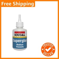 50G Clear High Viscosity Adhesive - Cyanoacrylate for Strong Non-Porous Bonds