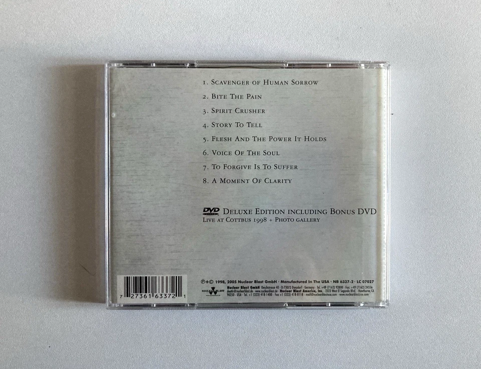 Death Sound of Perseverance CD + DVD Deluxe Ed Nuclear Blast Live 1998 EX/EX US - Image 4 of 4