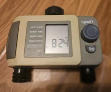 Orbit Programmable Hose Faucet Watering Timer  2 Outlet Model 24621 Taiwan