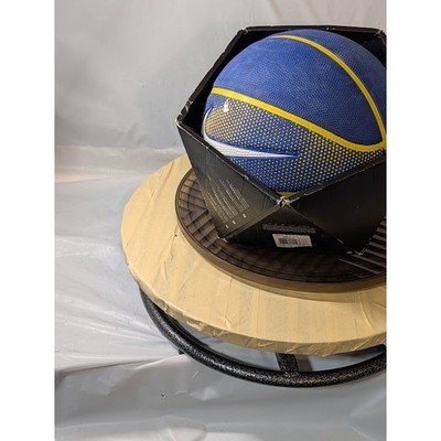 Nike Dominate Basketball Full Size Blue Yellow Outdoor Rubber New