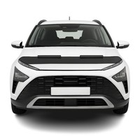 Haubenbra Steinschlagschutz Bonnet Bra FüR Hyundai Bayon 2021-2026 Schwarz Halb