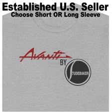 DigiRods Studebaker Avanti 1960s Rare Coupe Model Logo Car Gray T Shirt