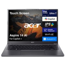 Acer Aspire 14" WUXGA Touch Intel Core Ultra 7-258V 2.20GHz 32GB 2TB SSD W11H GR