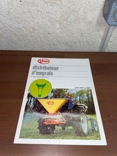 brochure prospekt PROSPECTUS DISTRIBUTEUR D'ENGRAIS VICON 500L tracteur-someca