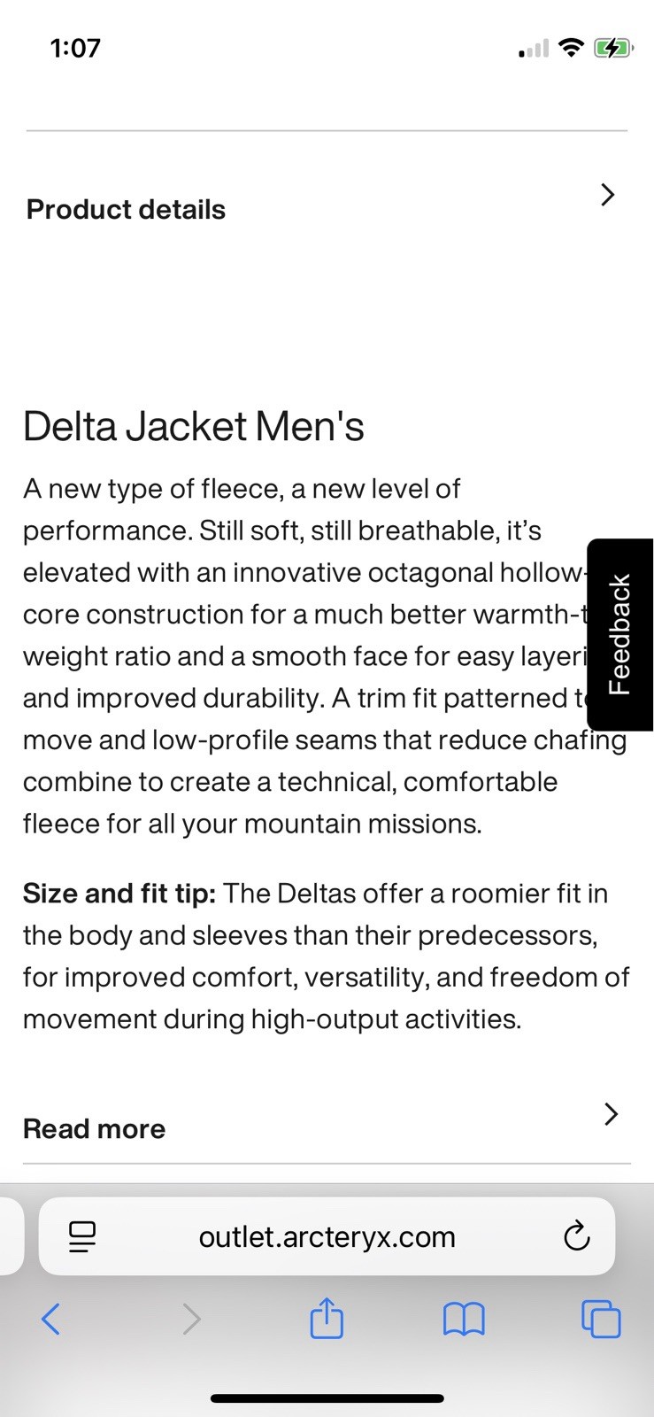 ARC'TERYX Delta Giacca Uomo Un nuovo tipo di pile un nuovo livello di prestazioni. Ancora morbido