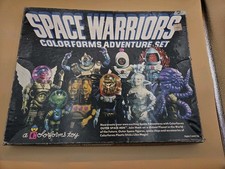 SPACE WARRIORS COLORFORMS ADVENTURE SET OUTER SPACE 1977 missing pieces vtg toy