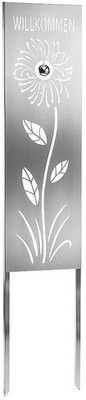 Gartenstecker Dekostecker Gartentafel Gartendekoration - SUNFLOWER - 25x2x117 cm