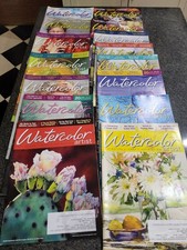 Lot of 15 Issues Art Instruction Watercolor Artist 2009-2015