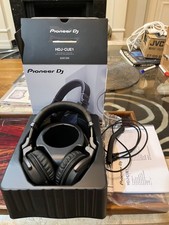 Pioneer DJ HDJ-CUE1 DJ Wired Headphones Black Mint Condition w/ box manual
