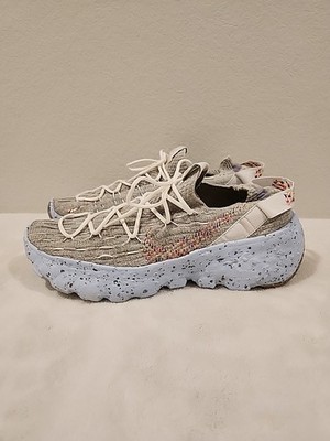 Nike Space Hippie 04 Sneaker Shoe Be True Mens 10.5 Gray Baby Blue 