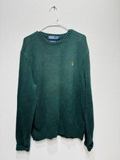 Ralph Lauren Polo Sweater Green men  s XL Vintage