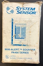 System Sensor Mini-Alert Sounder PA400 Series
