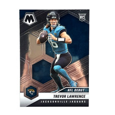 2021 Panini Mosaic Football #241 Trevor Lawrence Rookie Card RC Jaguars. rookie card picture
