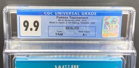 Pokken Tournament CGC 9.9 A++ Nintendo Wii U Sealed New Graded 2016