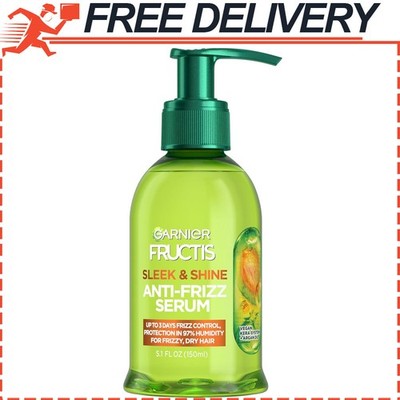 Garnier Fructis Sleek & Shine AntiFrizz Serum for Frizzy, Dry Hair, 5.1 oz