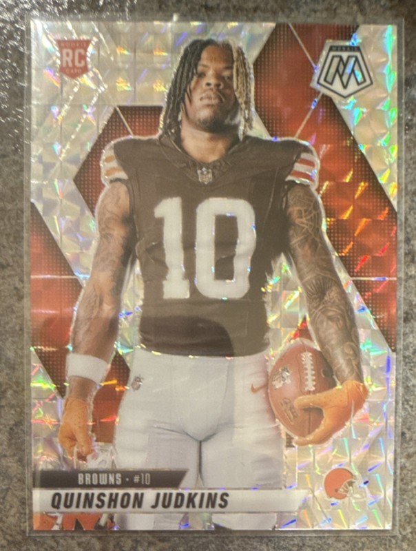 Panini Mosaic Prizm Rookie Quinshon Judkins #276 Cleveland Browns Football