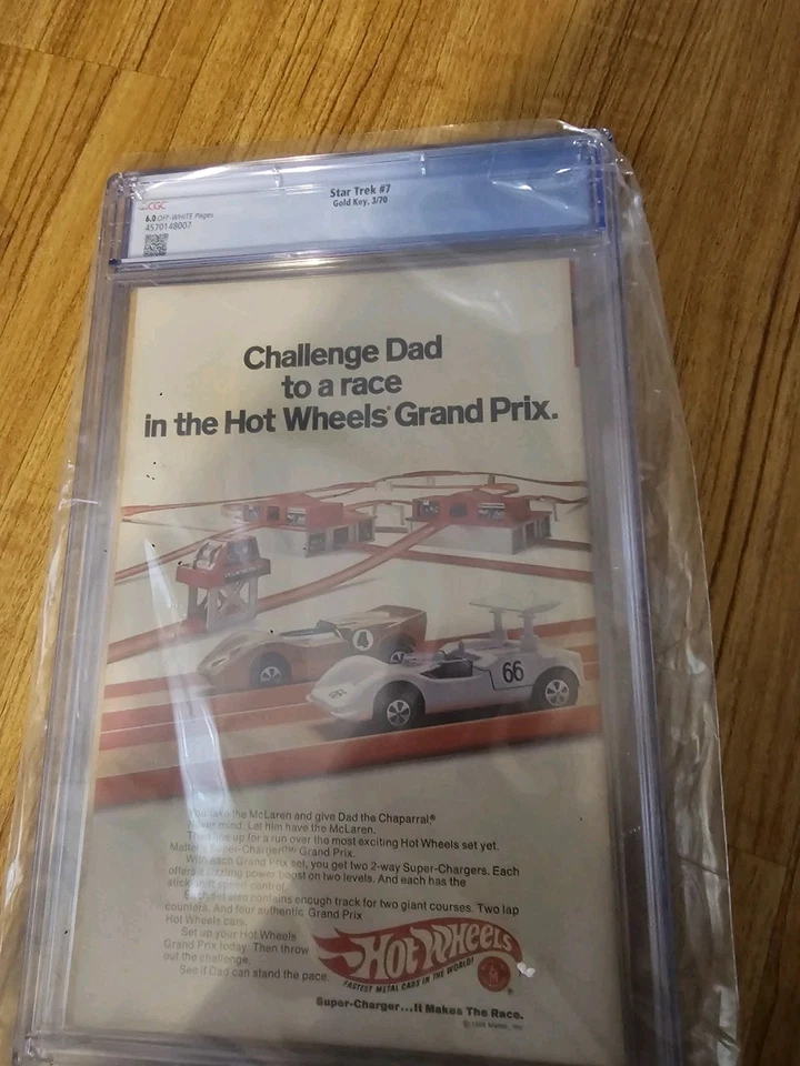 Vintage Gold Key Star Trek 7 Comic Book Graded 6 CGC 1970 - Image 3 of 3