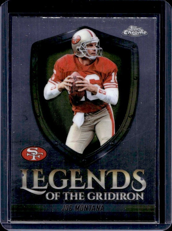 2025 Topps Chrome Joe Montana Legends of the Gridiron #LOG-8 49ers