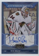 2024-25 O-Pee-Chee Platinum Blue Rainbow Auto Petr Mrazek #BA-PM Auto hk5