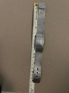 Rare John Hardy Men's Sterling Silver Mesh Bracelet L30