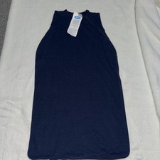 Reiff Baby Merino Wool/Silk Sleeveless Terry Sleeping Bag Navy 1-2y, Unisex