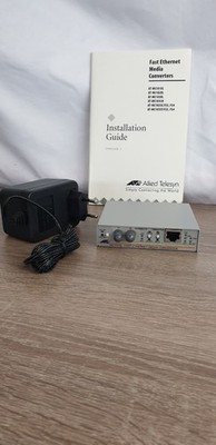 Allied Telesyn AT-MC101XL-20 Media Converter 10/100TX OVP Ethernet