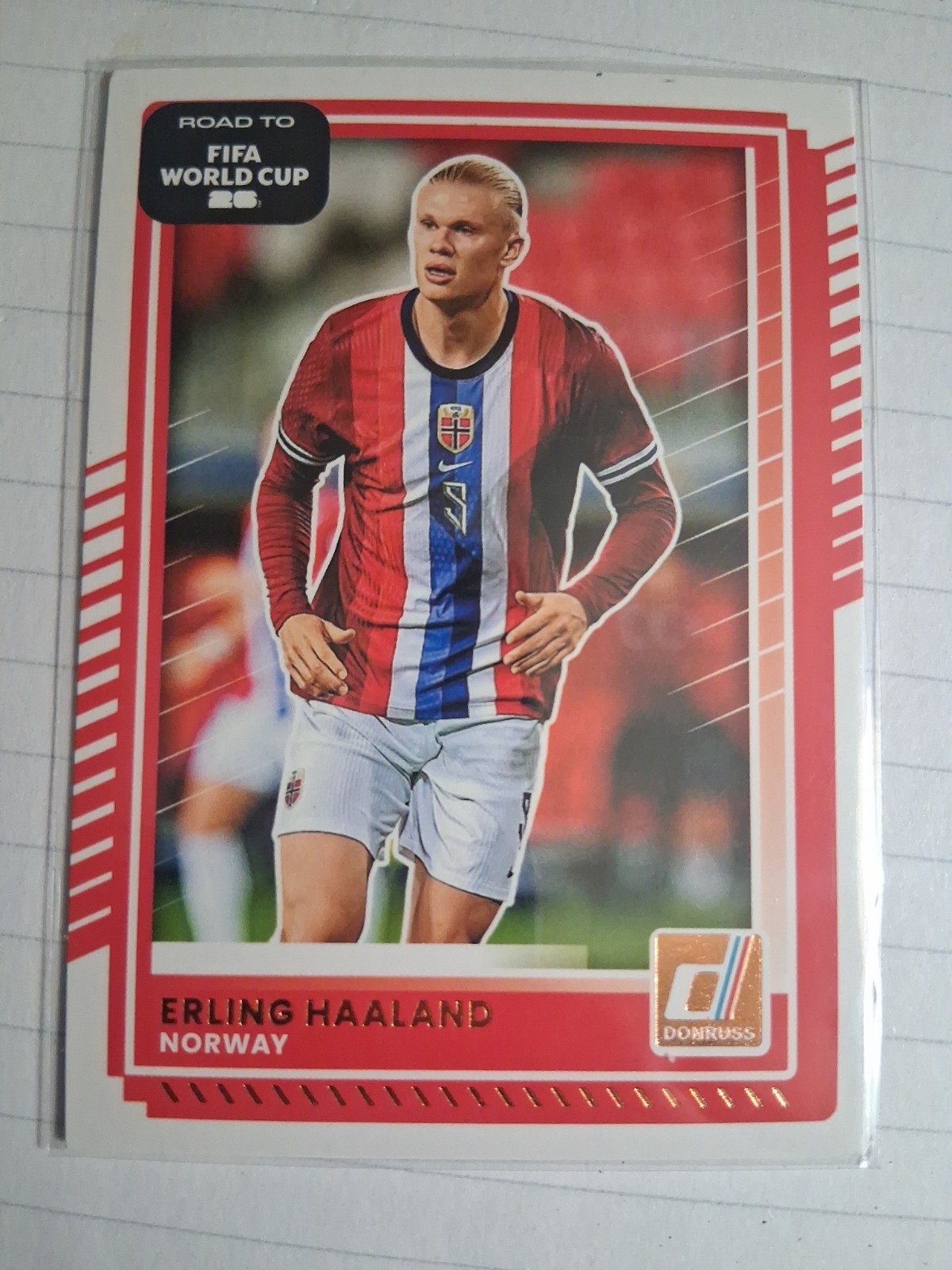 Erling Haaland #170 Soccer Cards 2025 Panini Donruss Road to FIFA trading card — raw and PSA graded price guide