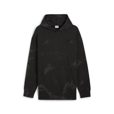 PUMA Downtown Re:Place Pullover Hoodie Mens Black Casual Athletic Outerwear 6267