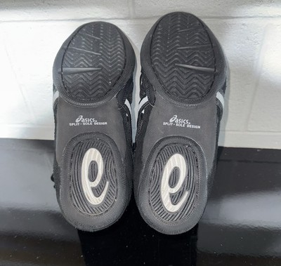 RARE VINTAGE Y2K ASICS Medalist Mens Wrestling Shoes Size 11 Black JL001 RARE VINTAGE Y2K ASICS Medalist Mens Wrestling Shoes Size 11  main image 4