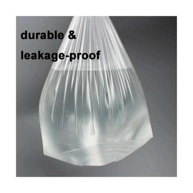clear wastebasket liners