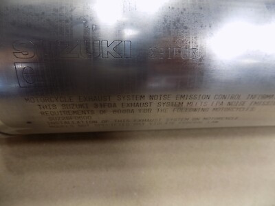 NEW OEM SUZUKI EXHAUST SILENCER MUFFLER / 14310-31F00-H01 / BANDIT