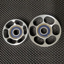 Shr Tru-billet Silver Anodize 2pc Pulley Kit For 1994-1995 Mustang Gt Shr Tru-billet Silver Anodize 2pc Pulley Kit For 1994-1995 Mustang Gt