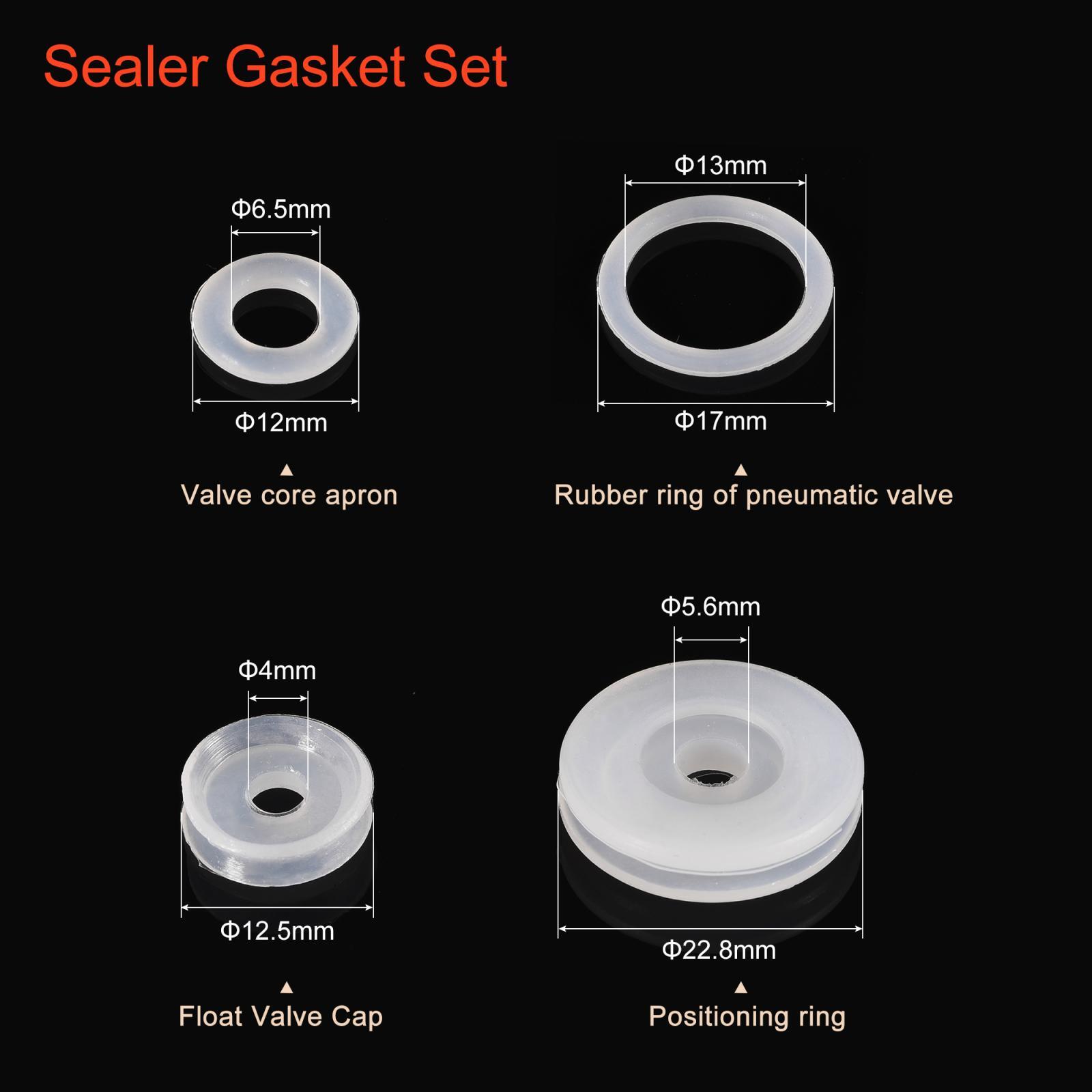 5 or 6 Quart Sealing Ring and Silicone Gasket for Electric Cooker 1 Set