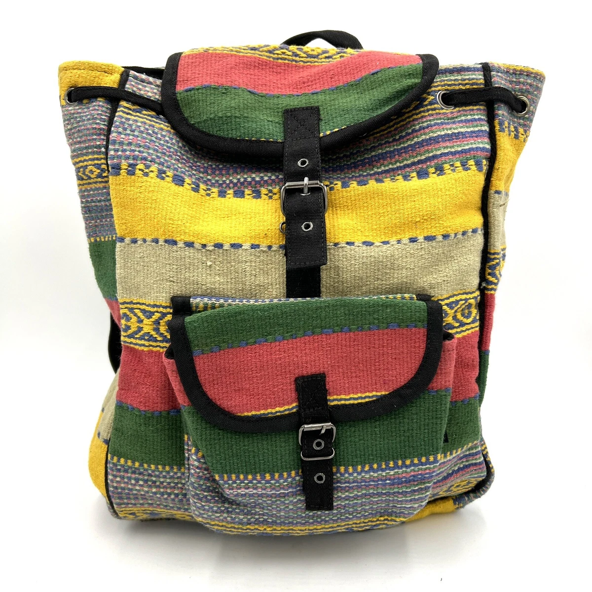 Sun N Sand Vintage 90\'s Casual Goods Backpack NWT Vintage 90s Sun N Sand Canvas Waterproof Lined Beach Bag  main image 2