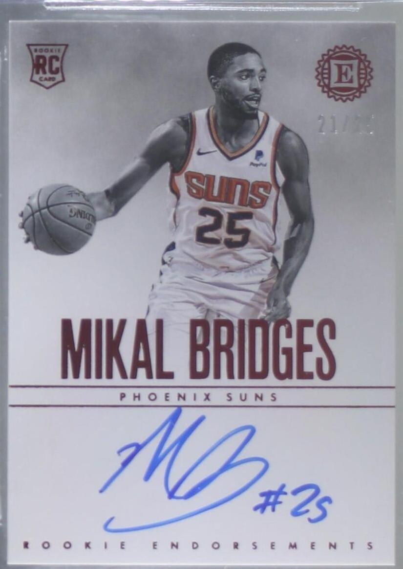 2018-19 Panini Impeccable - Mikal Bridges #SA-MKB for sale | eBay